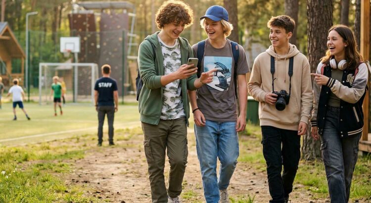 nastolatek wybiera obóz